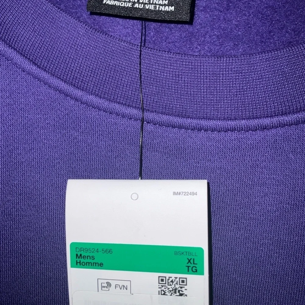 Jordan purple crewneck